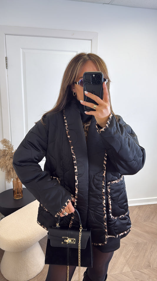 BONNIE black padded jacket