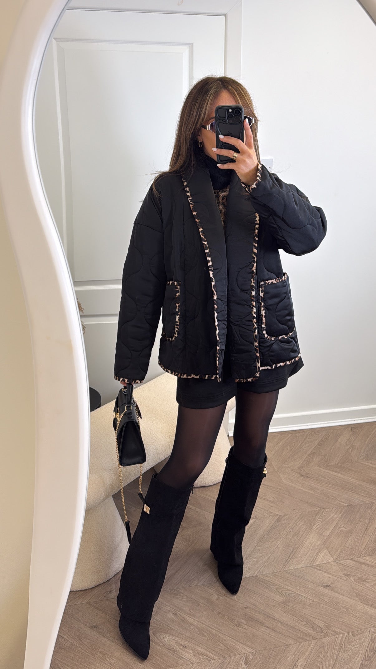 BONNIE black padded jacket