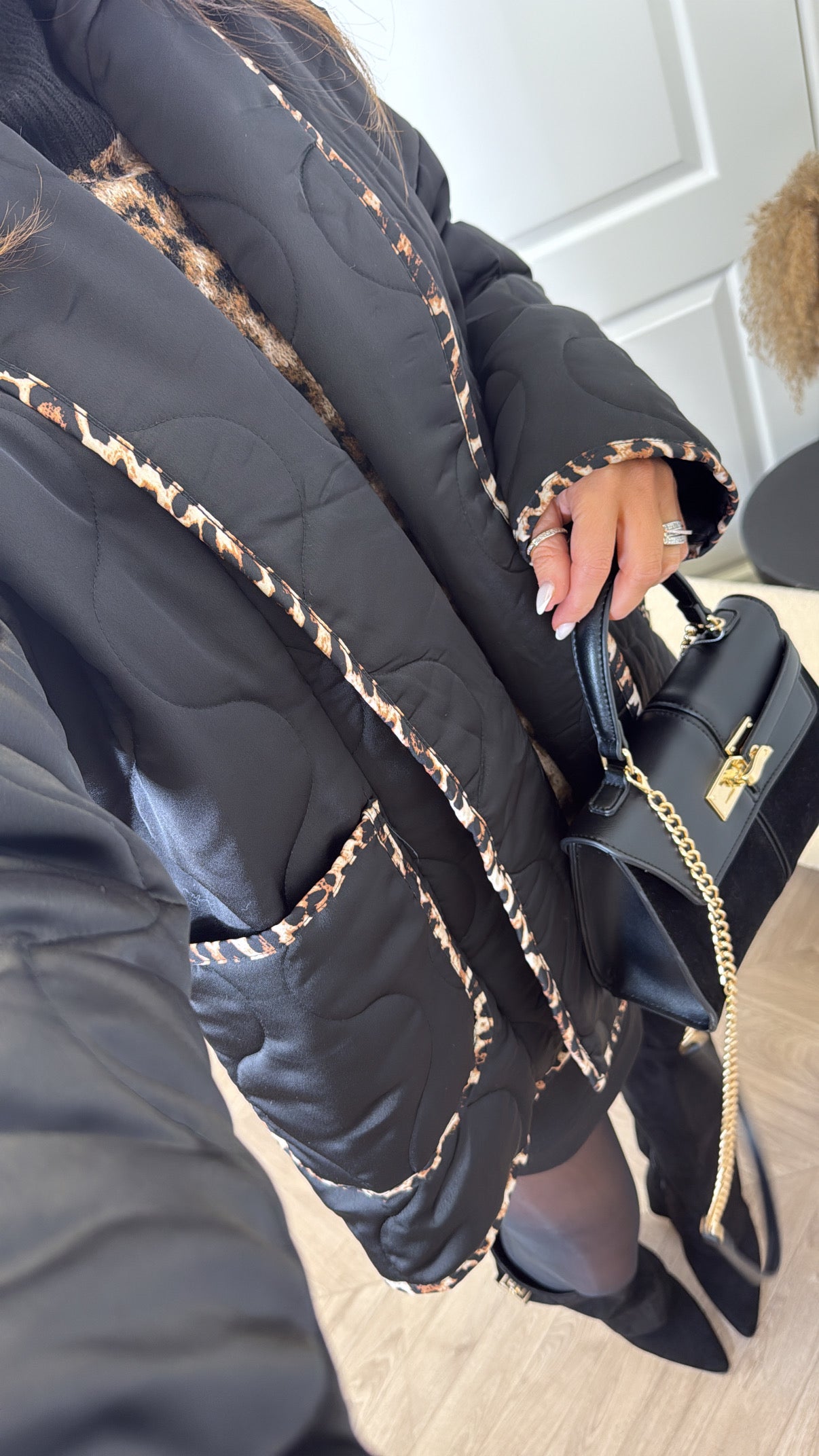 BONNIE black padded jacket