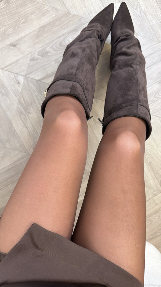 MIMI brown 20 denier sheer tights